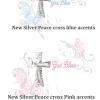 peace crosses silver

