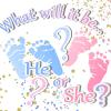 what will it be he or she feet

